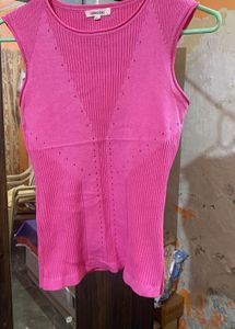 Pink Crop Top