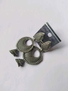 Boho Jhumka Earrings