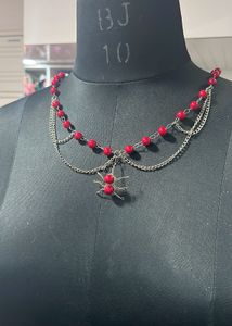 Beaded Goth Necklace