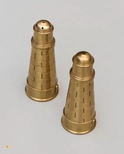 Brass Nicobar Salt And Pepper Shakers