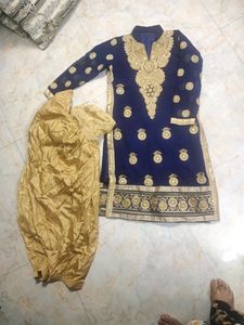Patiyala Salwar Kameez Suit Only 2 Time Wear.