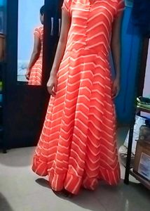Beautiful Printed Gown For Sell