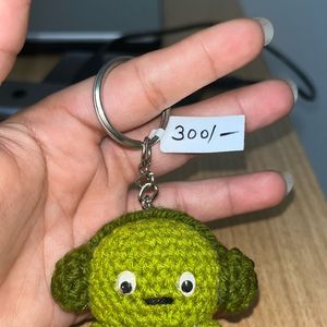 Crochet smiski keychain