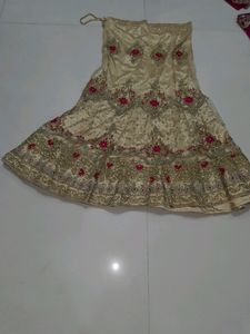 Stone Work Hydrabadi Lehanga