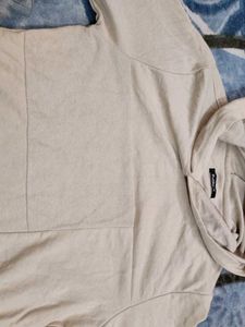 Beige Athletic Dept Hoodie