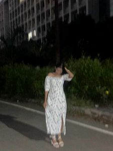 Floral Off-Shoulder Dress