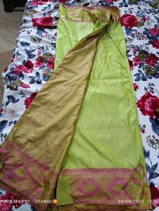Green Saree with Blouse