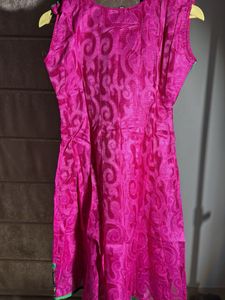 Green &amp; Pink Kurta kids size 36