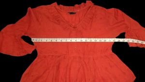 HIGH-LOW RUST TOP