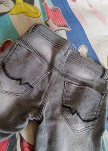 Gray Denim Jeans