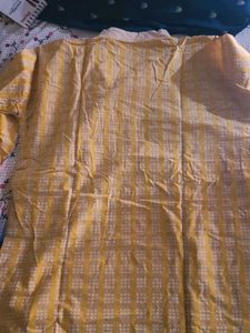 Beautiful short yellow kurti for women