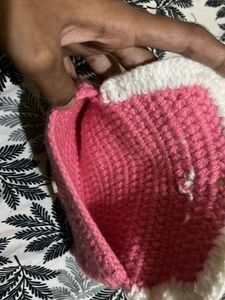 Handmade Crochet Pink Wallet