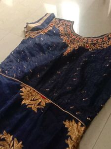 Embroidery Long Frock
