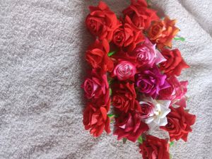Combo Of Beautiful Duplicate Rose Flowers For Hair