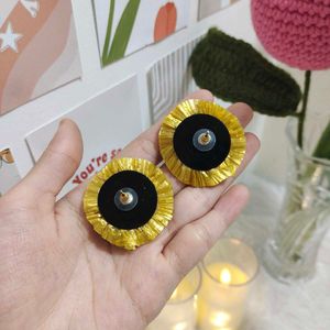 Handmade Sunflower Beaded Earrings🌻