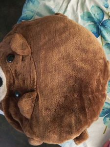 Brown Bear Plush Pillow
