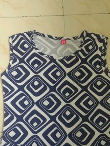 Patterned Centre Slit Kurti