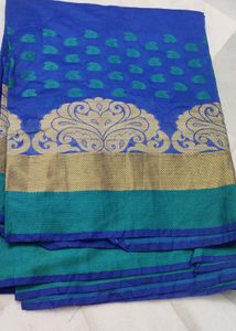 Blue Saree