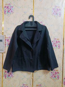 🇳🇿💫💗Chic Black Double-Breasted Blazer