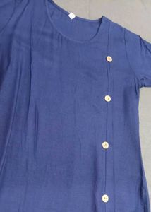 Elegant Navy Blue Kurta