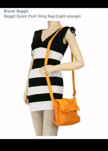 Baggit Originals Sling Bag With Back Zipper