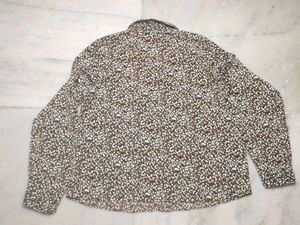 Van Heusen Brown Patterned Shirt