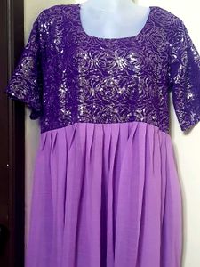 Purple Party Dress