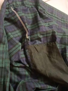 Plaid Pleated Skirt, uniform skirt 28 size