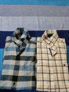 Men Half Sleeves Shirt Combo Of 2