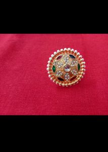 Combo Of Rajasthani Style Borla And Rajwadi Ring