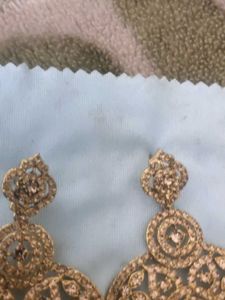 Elegant Gold Tone Drop Earrings