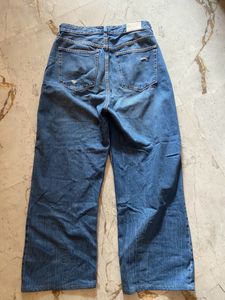 Bershka Blue Torn Jeans