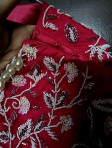 Ready to wear saree with full heavy Embroidered bl