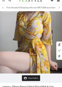 Floral Print Summer Wrap Dress
