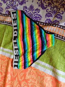 Rainbow Striped Brief New
