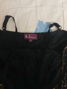 Sparkly Black Tank Top