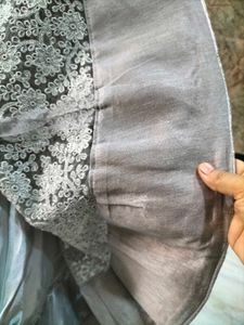 Silver Bridal Lehenga