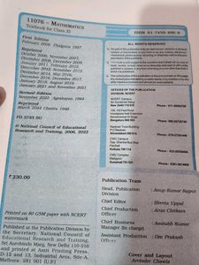 CLASS 11 NCERT MATHS