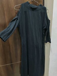 Black Cold Shoulder Dress