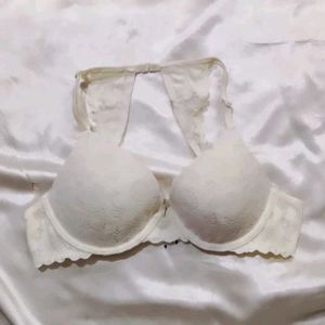 White Lace Bra