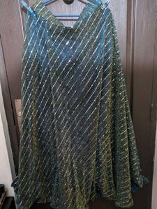 Blue Party Lehenga