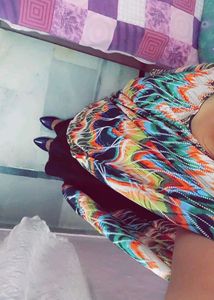 Patterned Tunic Top