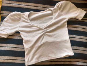 Korean White Top🤍🤍🤍