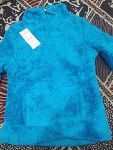 Cozy Blue Fleece Pullover