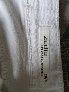 Zudio White Flare Jeans