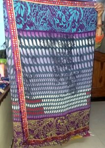 Saree Multi Colour And Multiple Prints For Reuse R