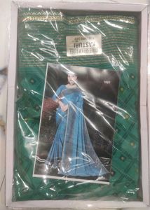 Green & Gold Sari - New in Box