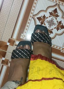 Black Braided Heels