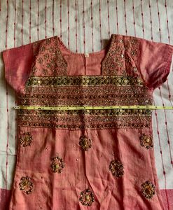 Partywear Readymade Chudidar Suit 3 Pcs Set
