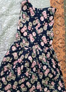 Floral Print Fit &amp; Flare Dress